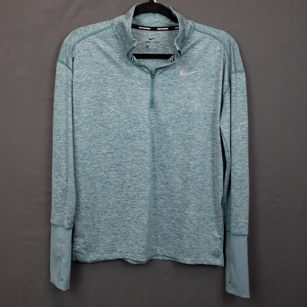Nike Element Dri-Fit teal 1/4 zip top-S